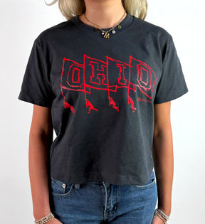 Women's Ohio State Flags T Shirt