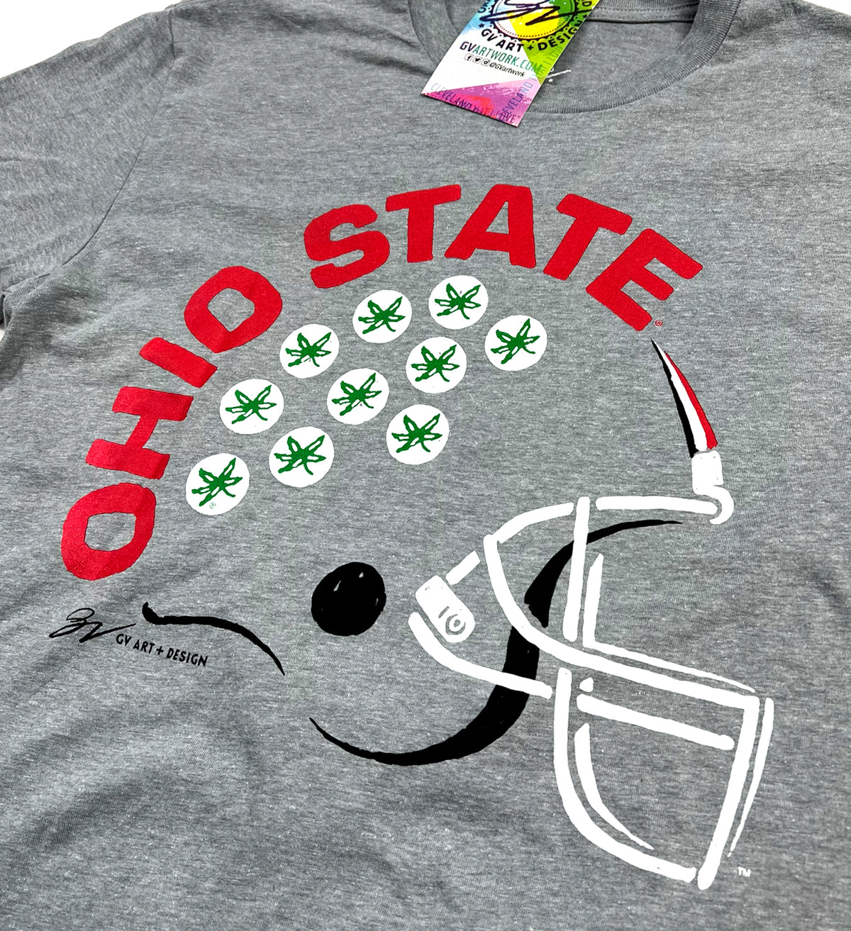 Ohio State Bold Helmet T Shirt