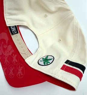 Heritage O Stripes Cream Snapback