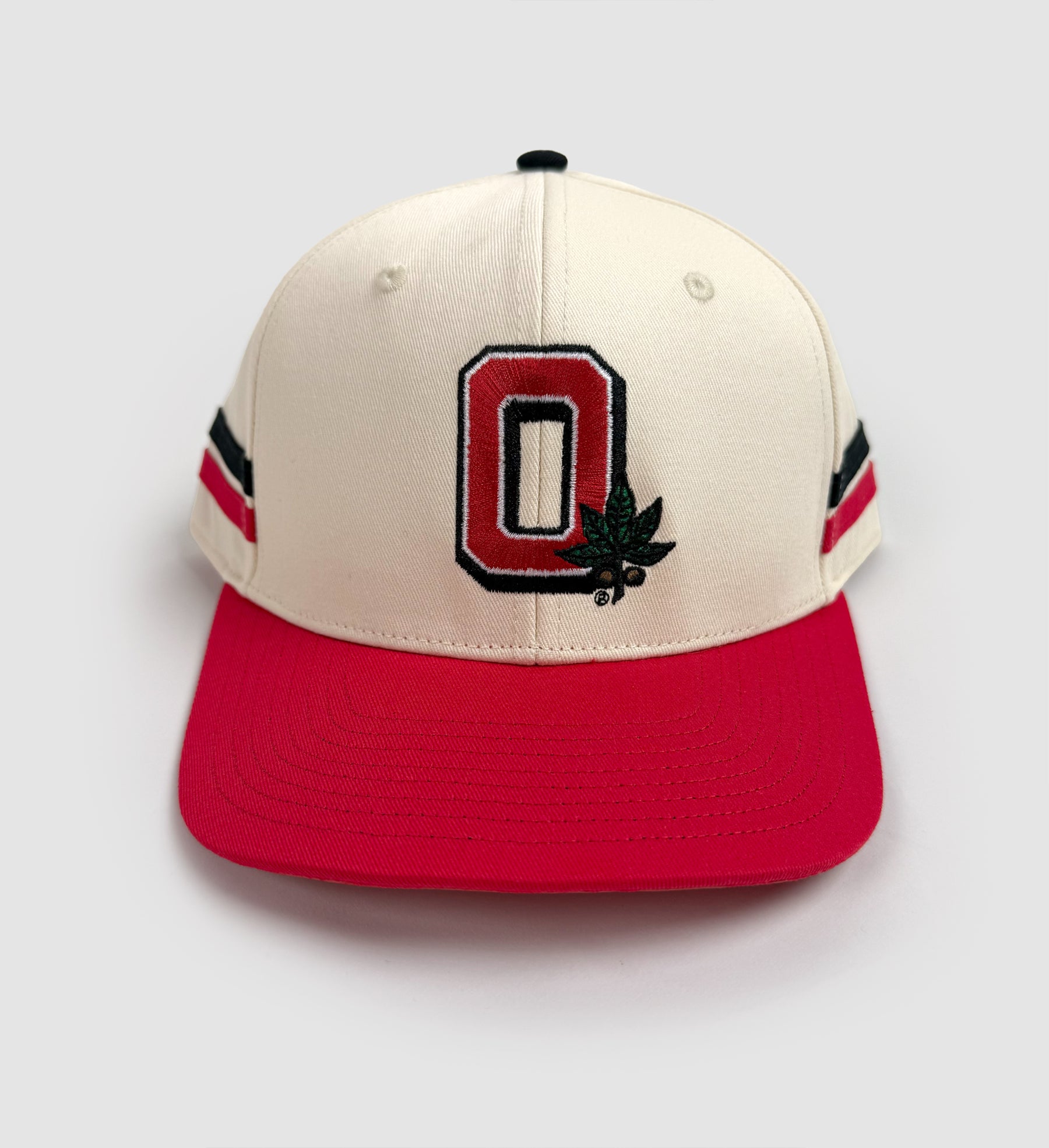 Heritage O Stripes Cream Snapback