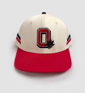 Heritage O Stripes Cream Snapback