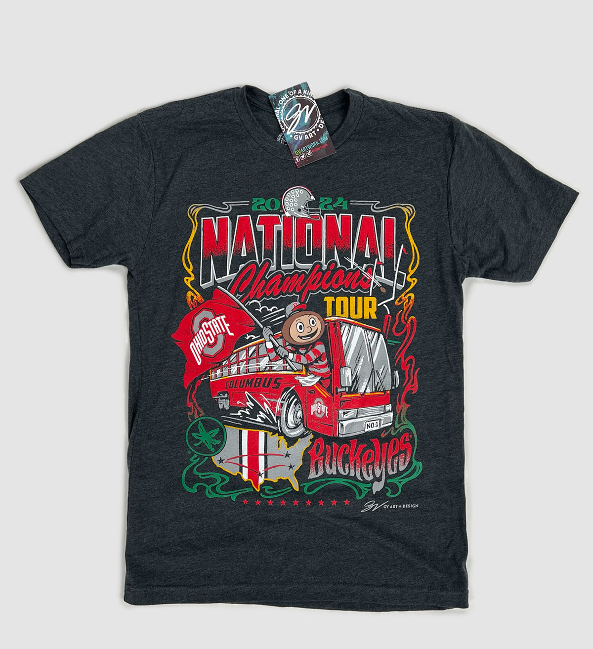 Ohio State National Champs Tour T Shirt