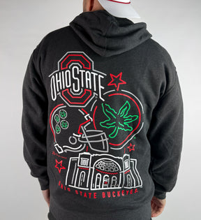 Ohio State Neon Icons Sweatshirt