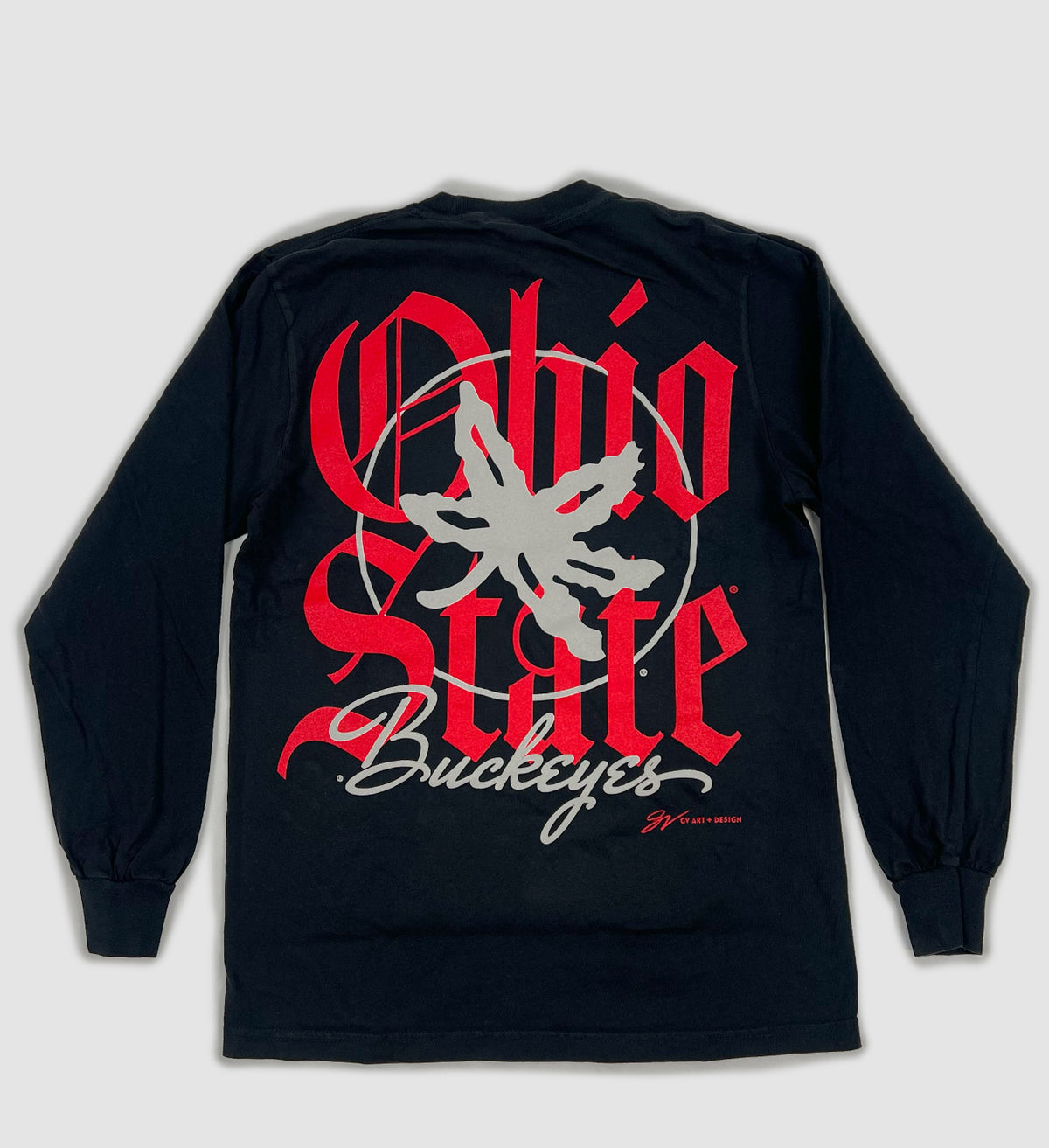 Ohio State Old English Leaf Long Sleeve