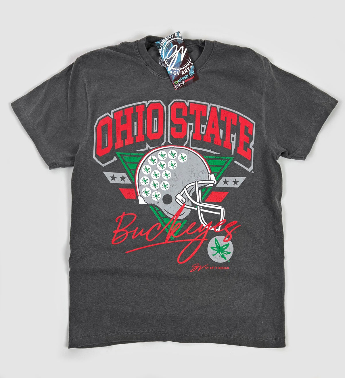 Ohio State Buckeyes Retro Helmet T shirt