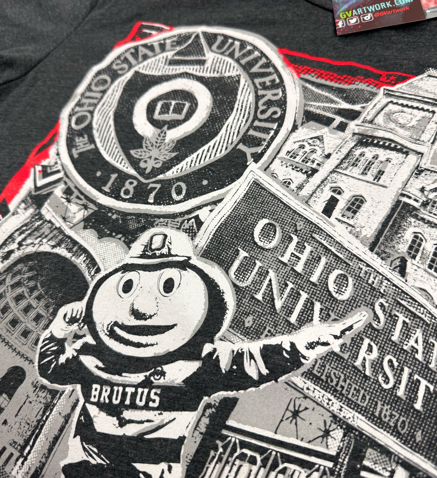 OSU Landmark Collage T Shirt