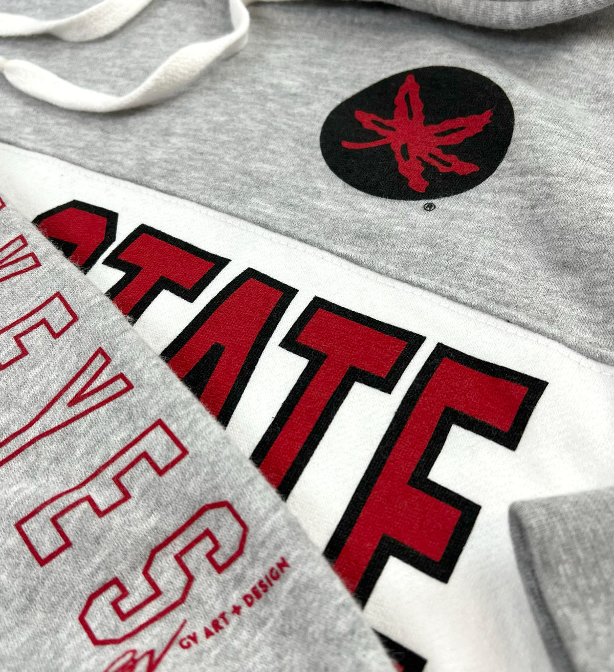 Ohio State Grey Stripe Sweatshirt