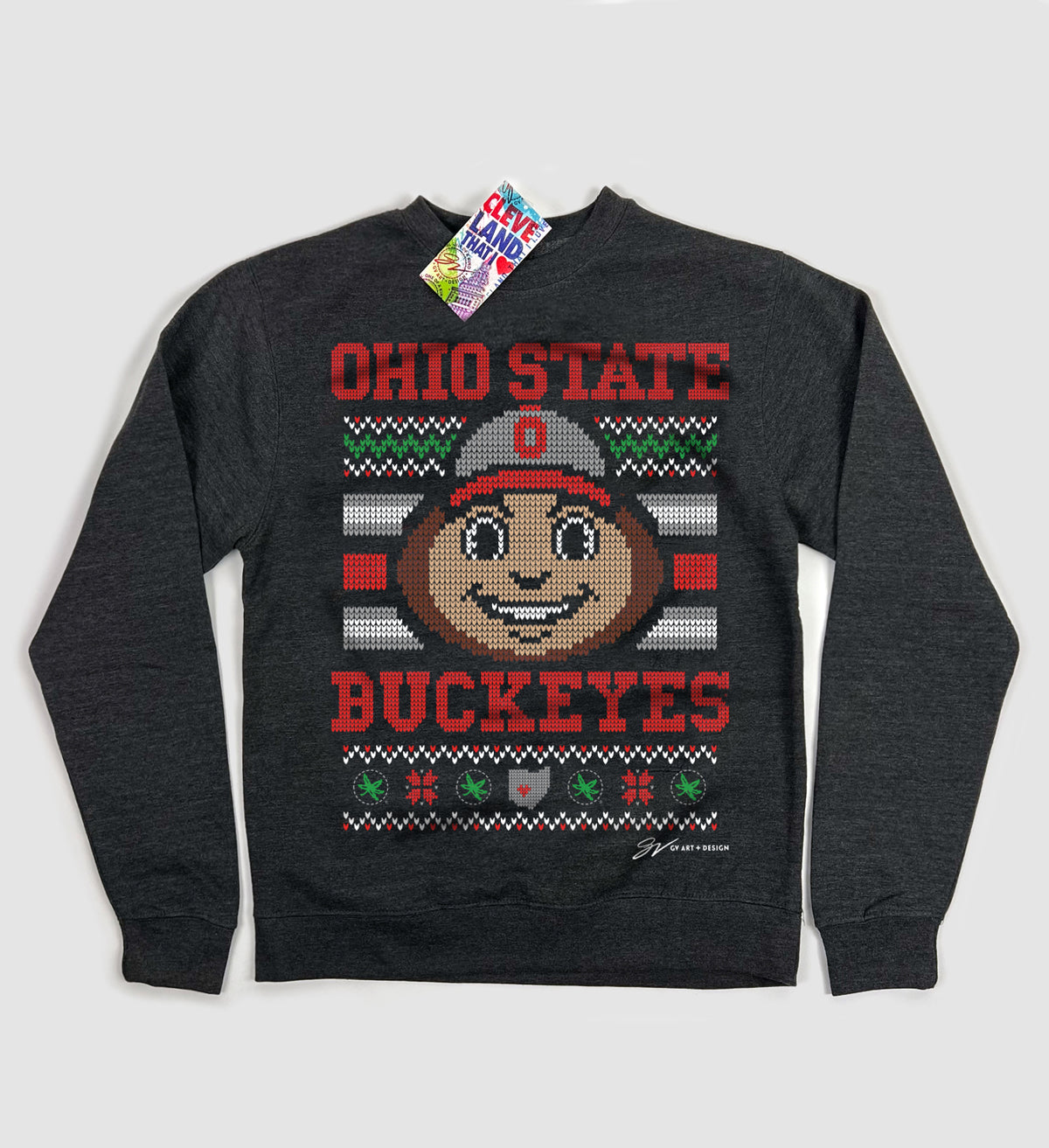 Ohio State Brutus Christmas Crewneck