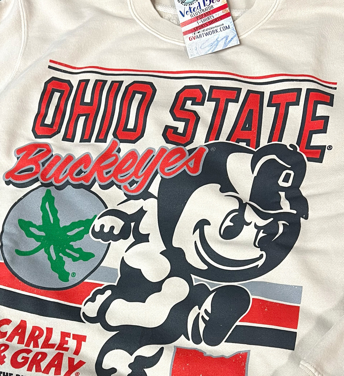 Ohio State Brutus Retro Crewneck