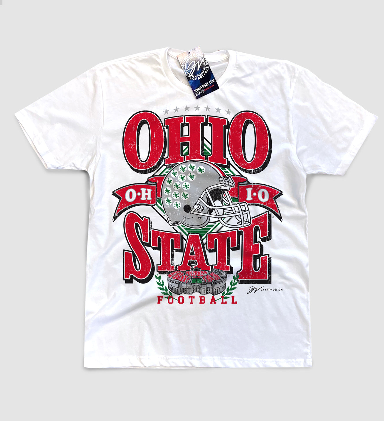 White OSU Vintage T shirt