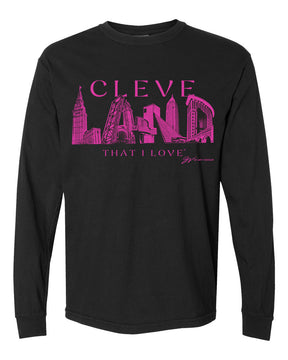 Special Edition Pink Cleveland LANDmarks Long Sleeve