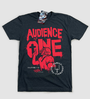 Audience Of One Football T shirt
