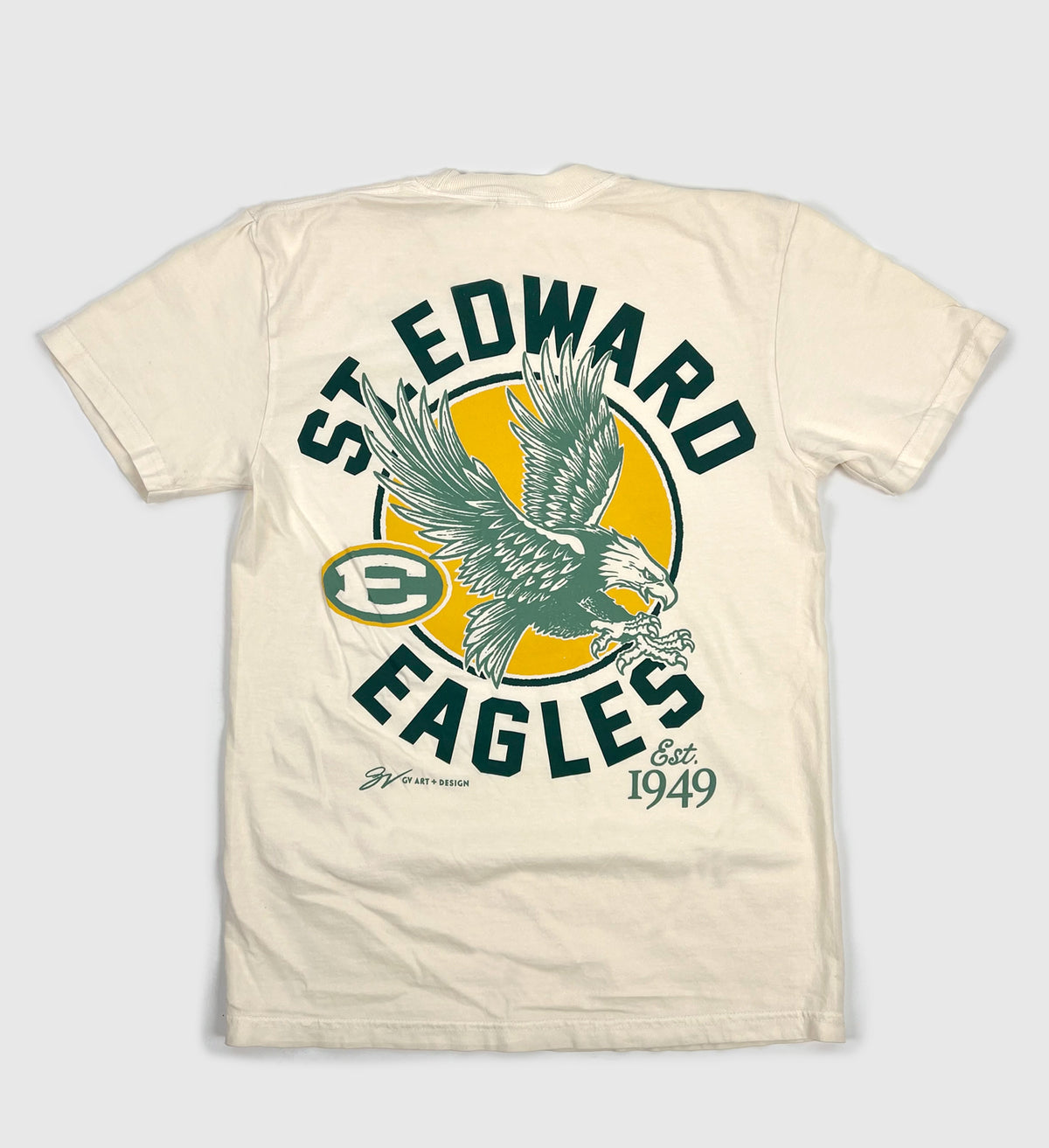 St. Eds Eagles big back design T shirt