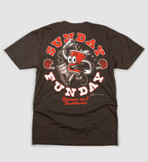 Brown Bottoms Up Sunday Funday T Shirt