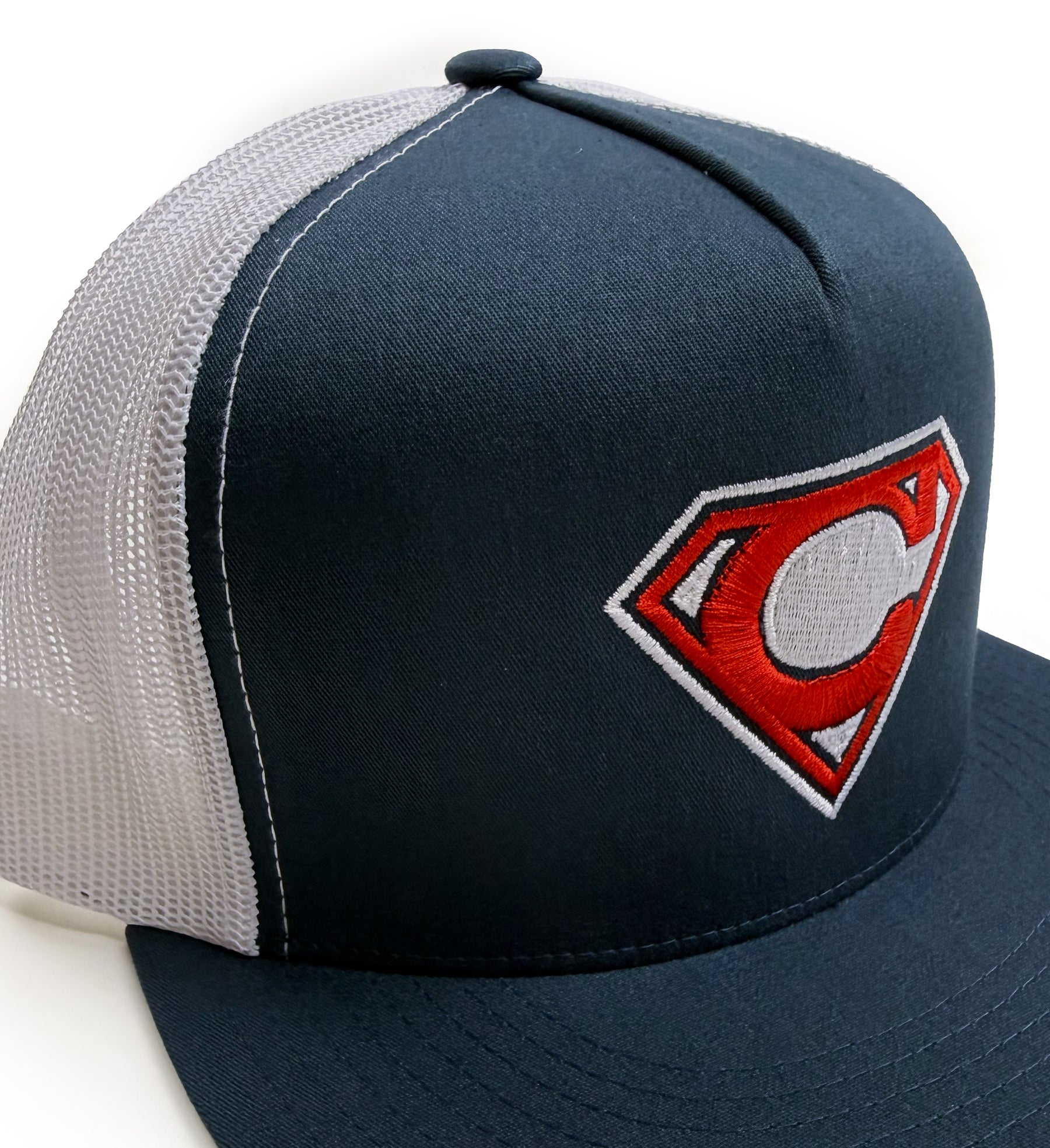 Super C Navy Mesh Snap Back