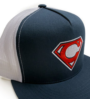 Super C Navy Mesh Snap Back
