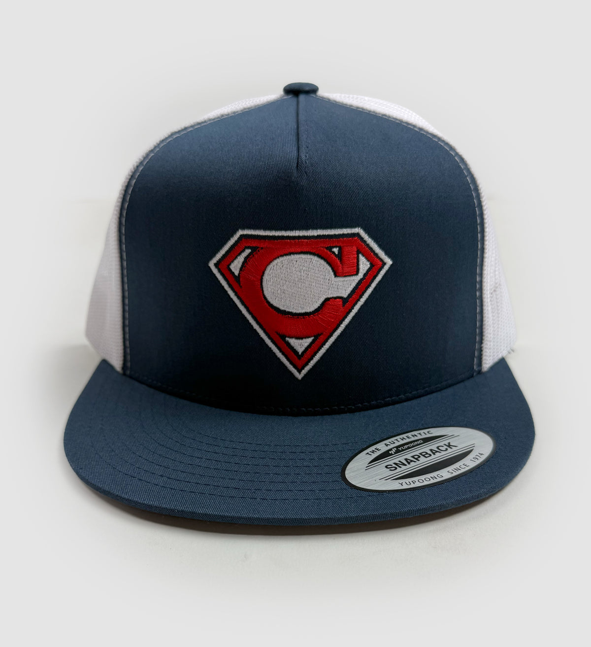 Super C Navy Mesh Snap Back