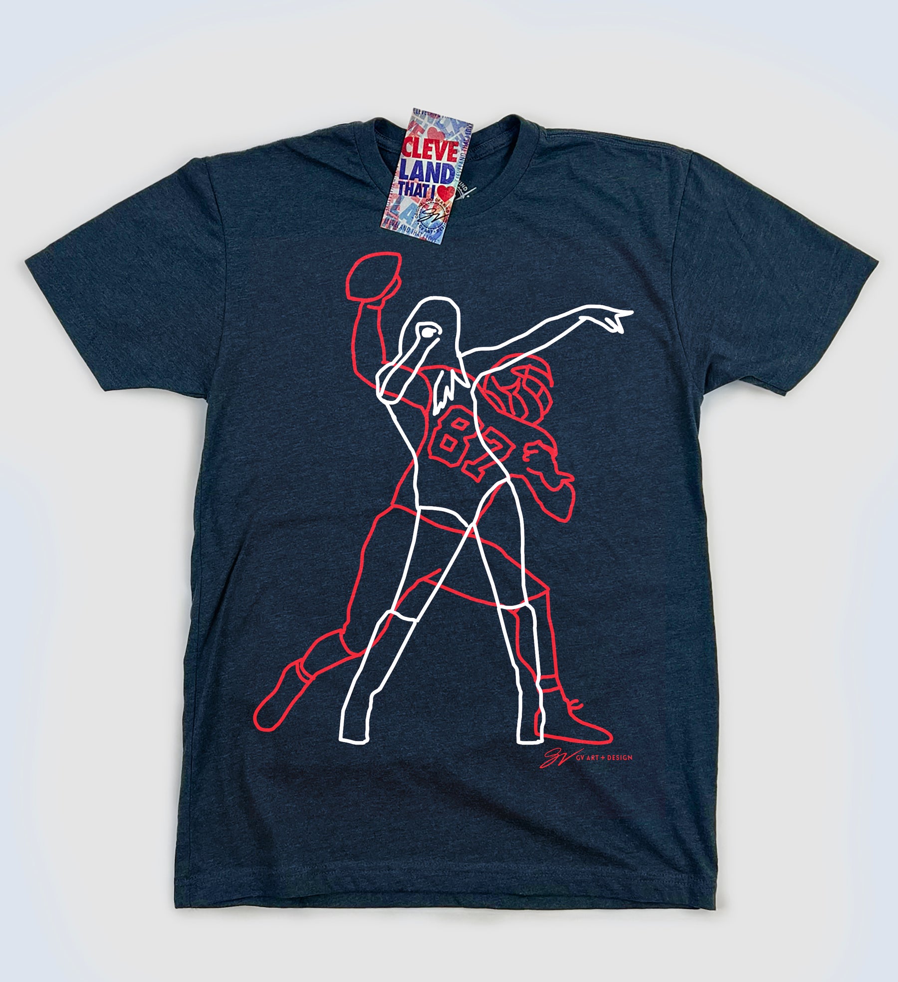 TNT Neon Lights T shirt -Navy