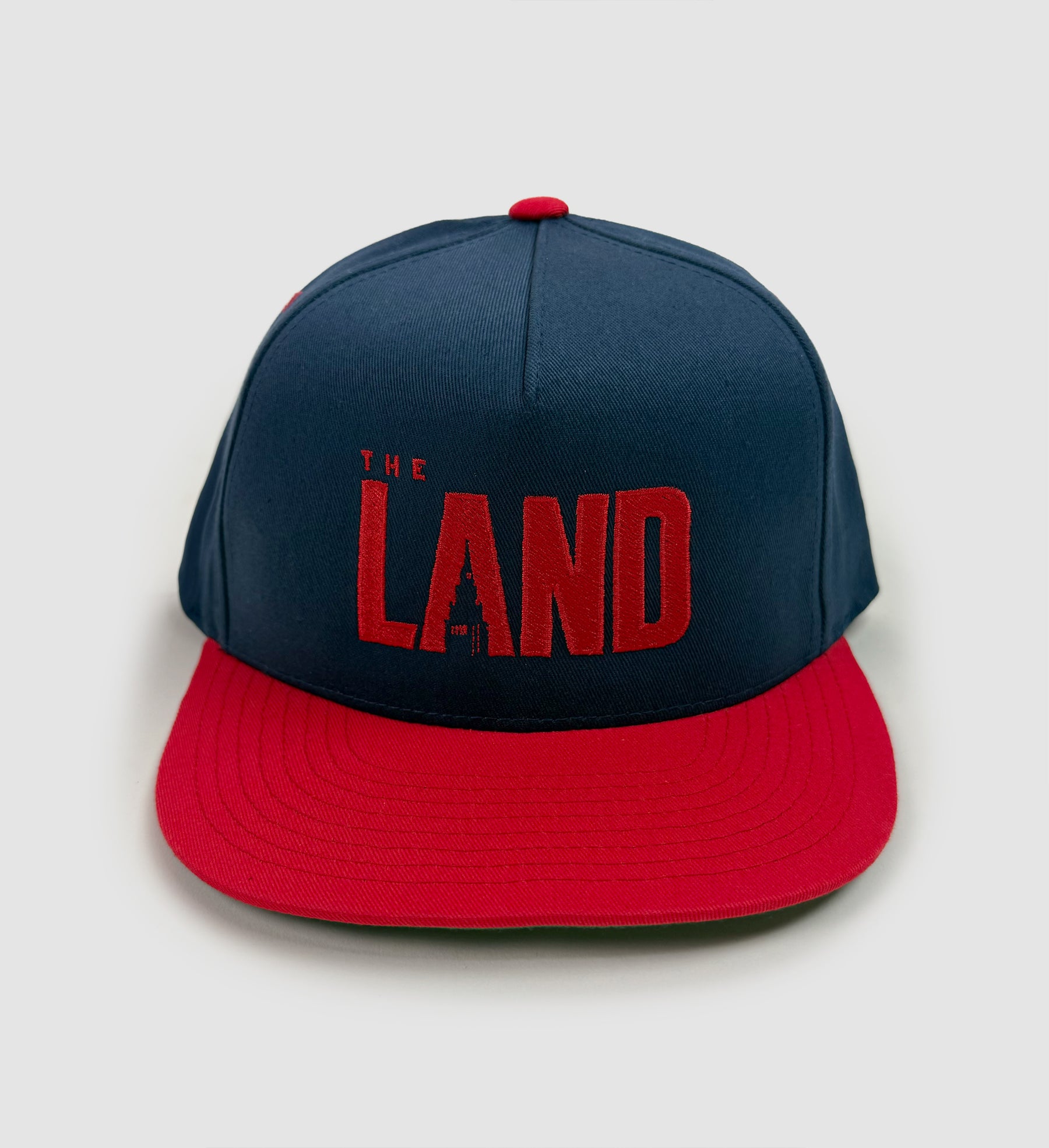 The Land Snap Back Hat Red/Navy