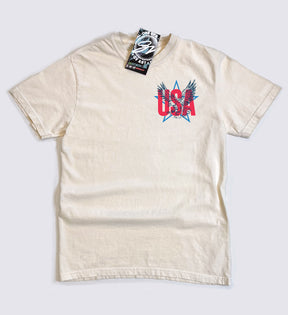 USA 250 Years Circle Ivory T shirt