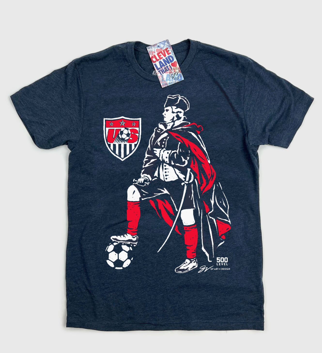 USA Soccer Pose T shirt