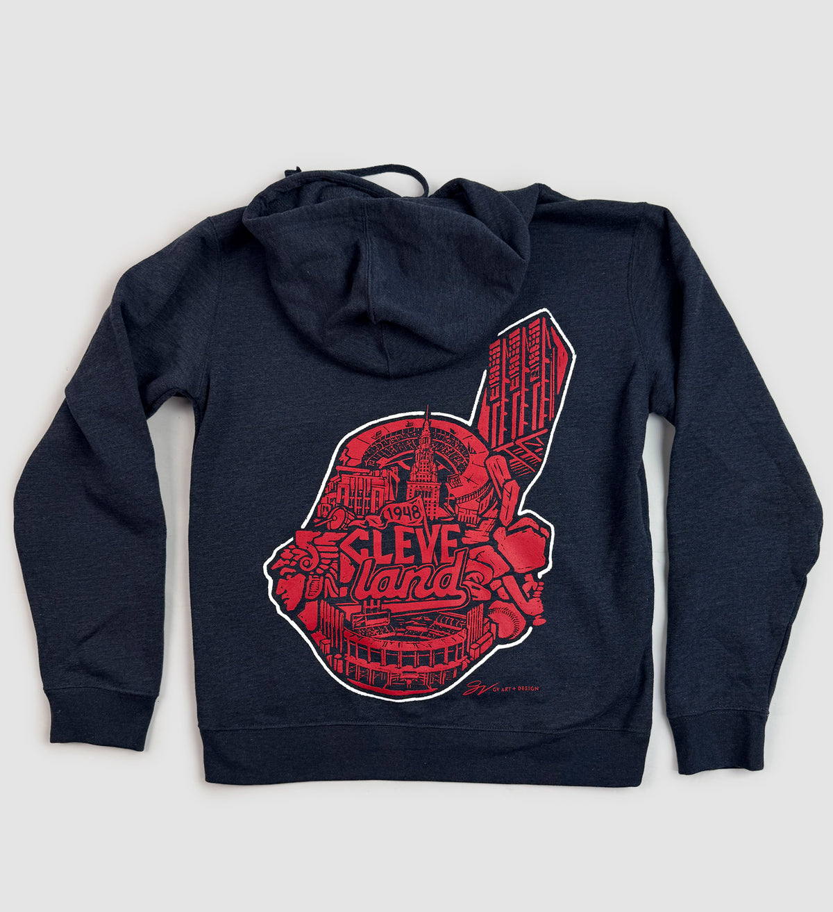 Cleveland History Of Baseball Hooded Sweatshirt