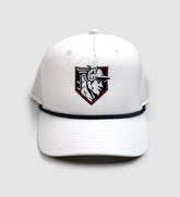 Cleveland Baseball Statue White Rope Hat