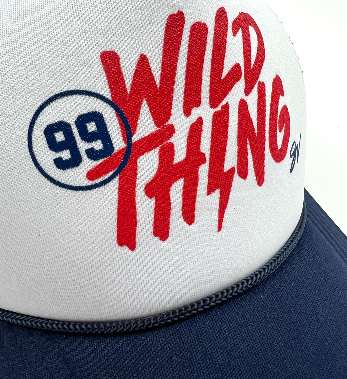 "Wild Thing" Navy Trucker Hat