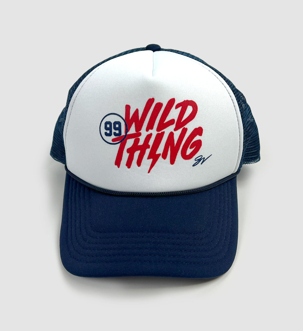 "Wild Thing" Navy Trucker Hat