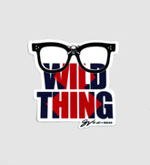 Wild Thing Glasses Sticker