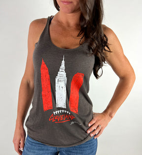 Women's Cleveland Football Town Tank