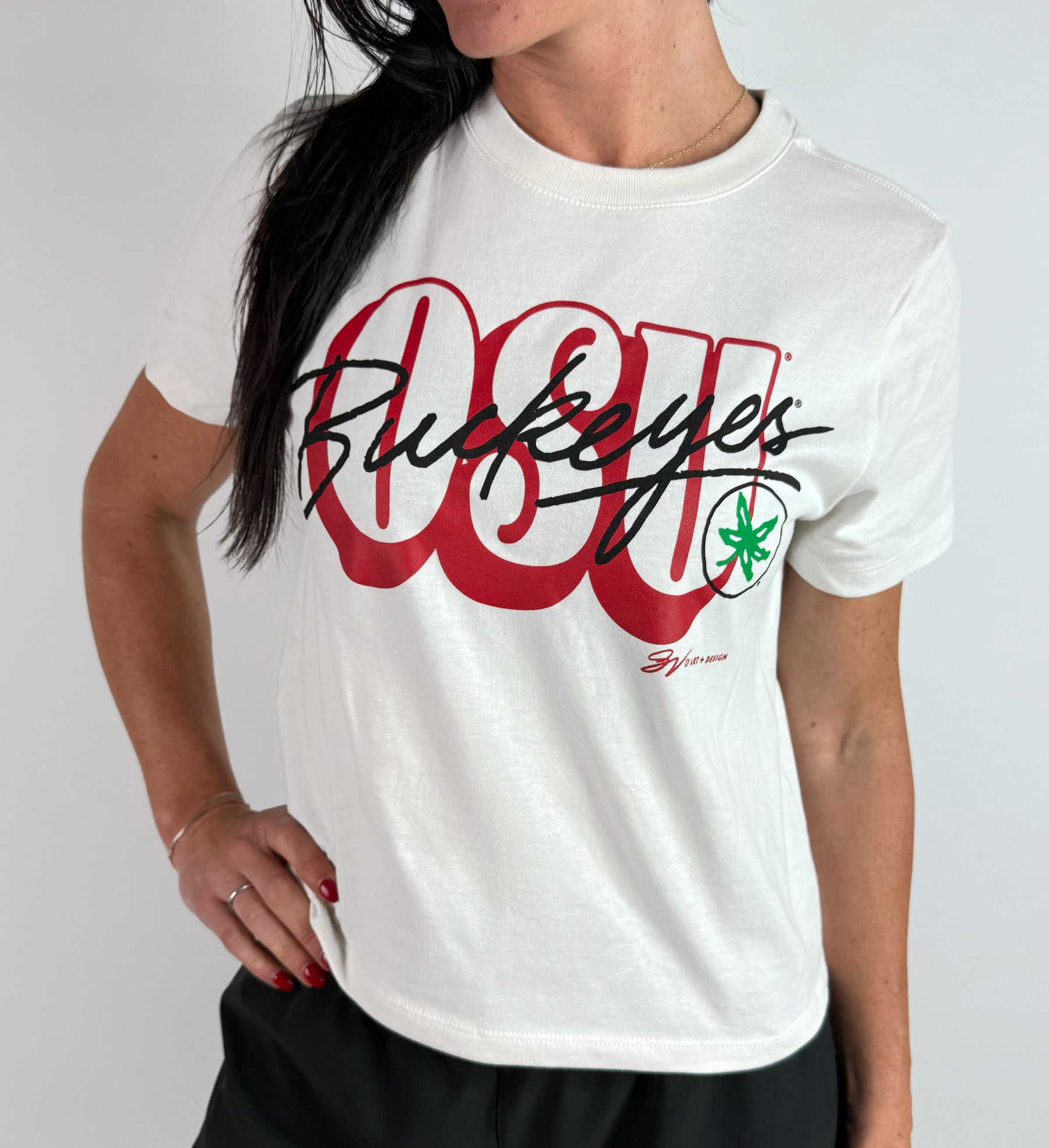 Women's OSU Drop Shadow T Shirt