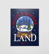 Winter Wonderland Snow Globe Greeting Card