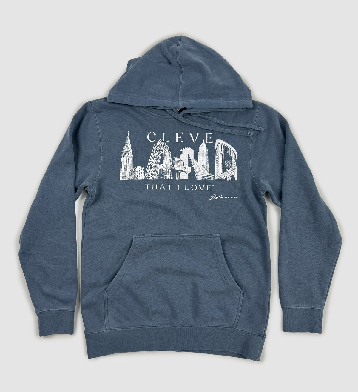 Cleveland LANDmarks Slate Hooded Sweatshirt