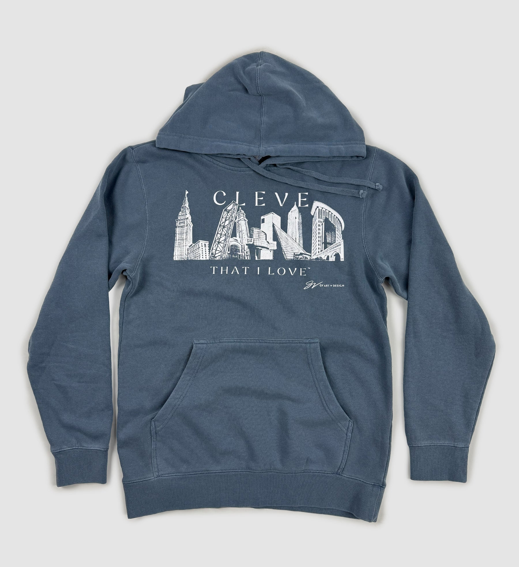 Cleveland LANDmarks Slate Hooded Sweatshirt