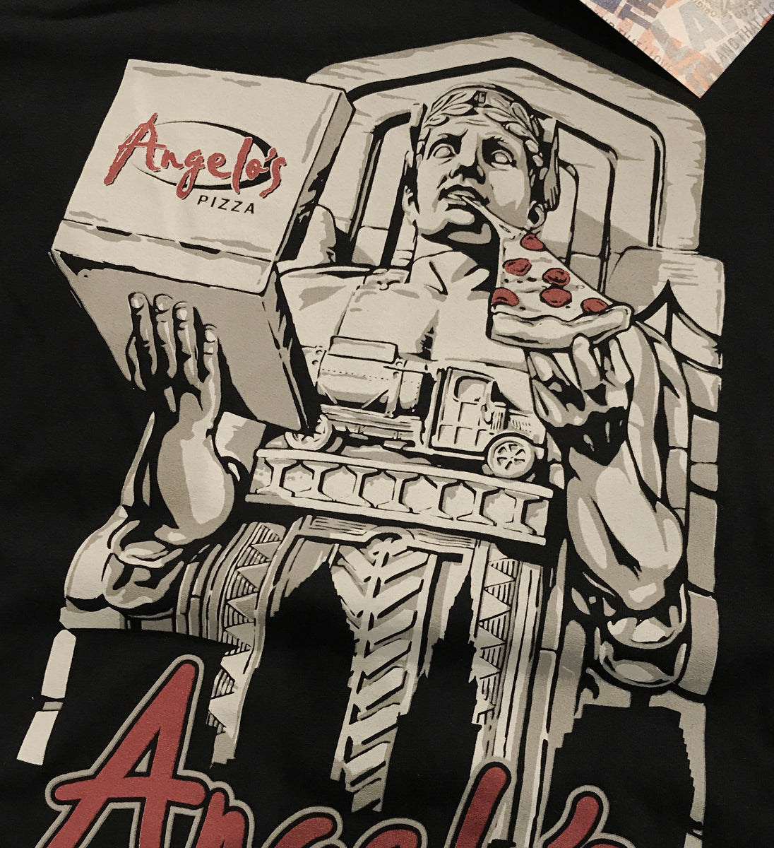 Angelo's Pizza Guardian T shirt