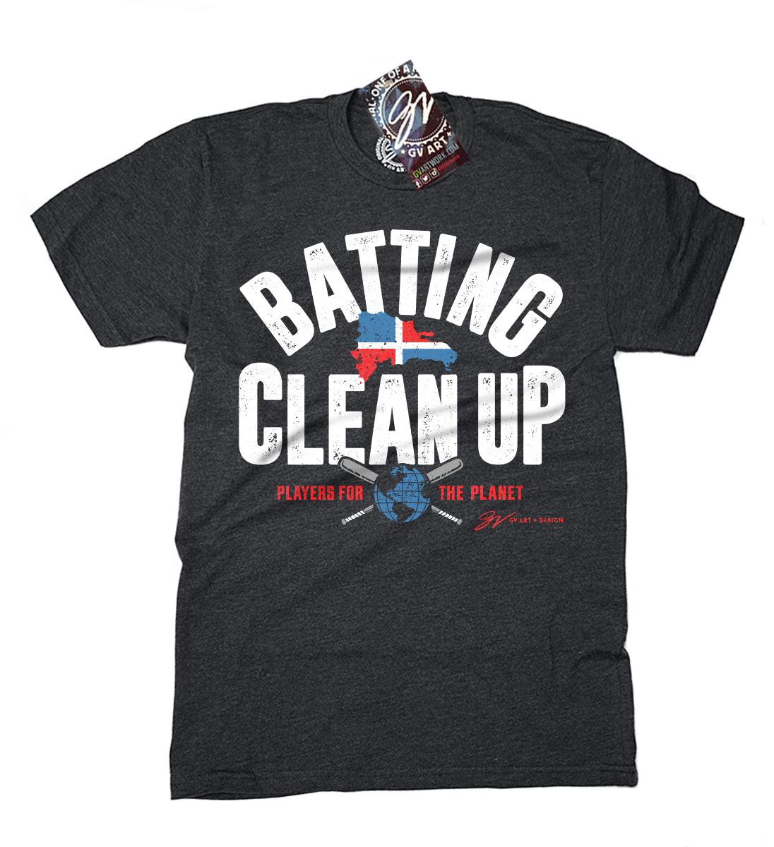 Batting Cleanup - Players For The Planet T shirt