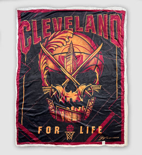 Cleveland Basketball For Life Blanket
