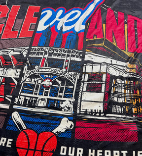 Cleveland Home Is Where The Heart Is Blanket