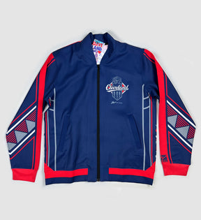 Custom Navy Cleveland Baseball Zip Up