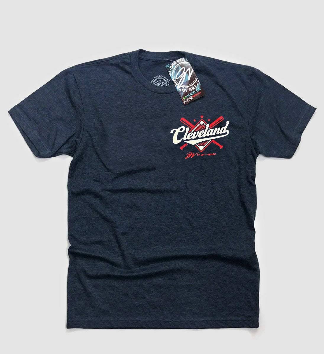 Cleveland Baseball Lights T shirt