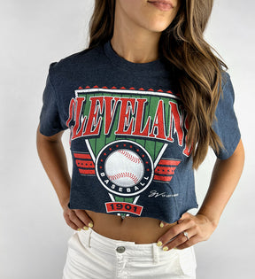 MLB, Shirts, Vintage Authentic Mlb Cleveland Indians Jersey