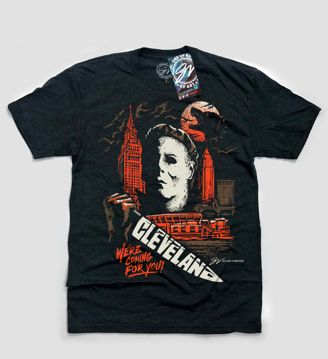 Cleveland Football Halloween T shirt