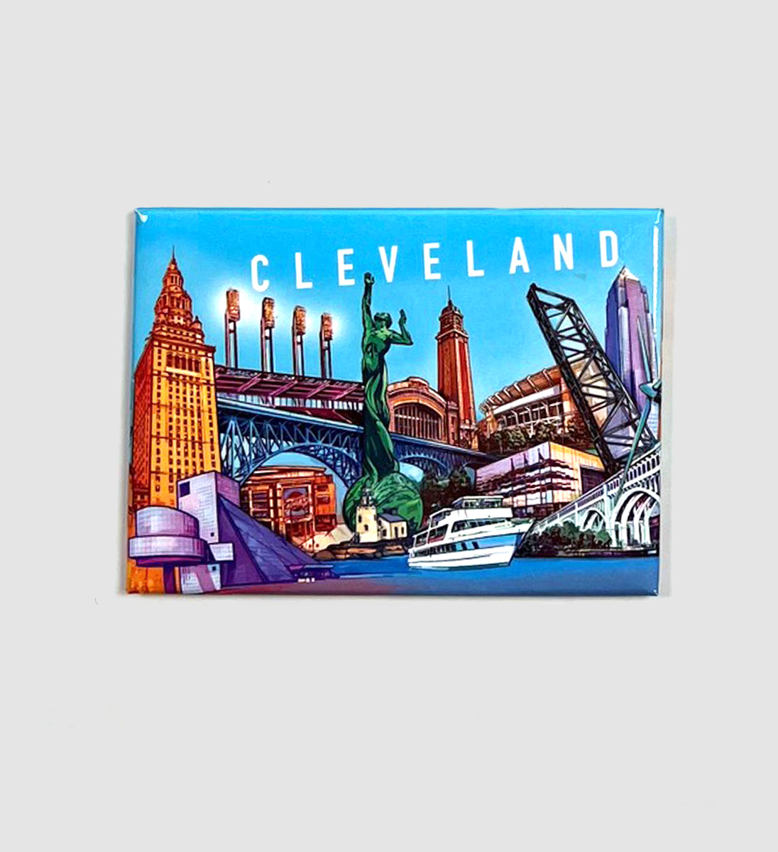 Cleveland Mural Artwork Magnet