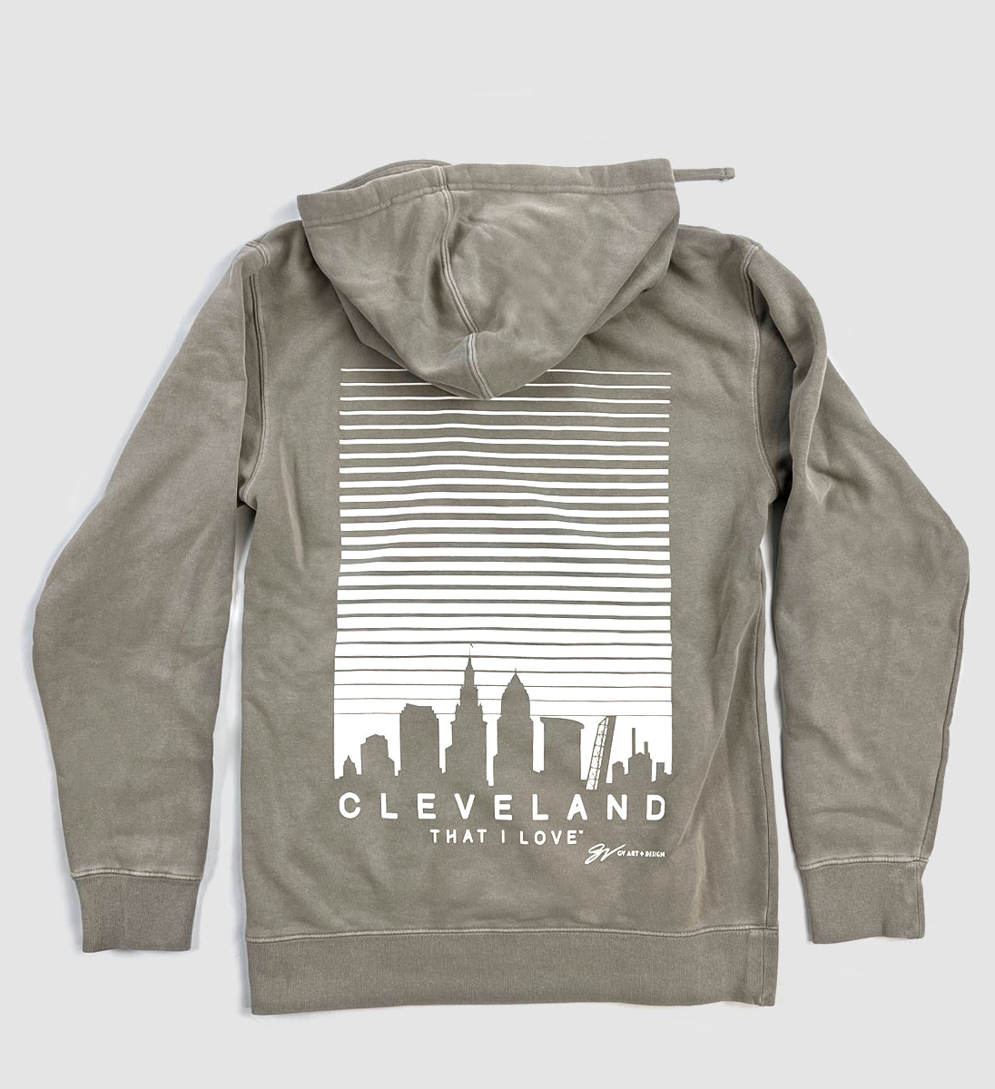 Cleveland Skylines Cement Hooded Sweatshirt