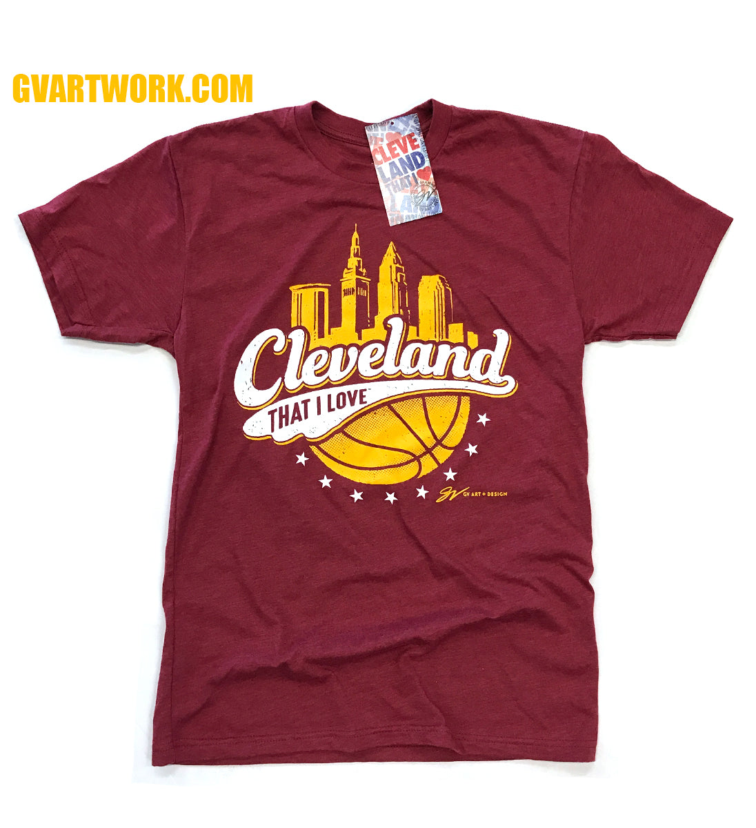 Cleveland That I Love Basketball Cityscape