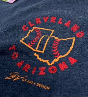 Cleveland To Arizona Spring Baseball T shirt