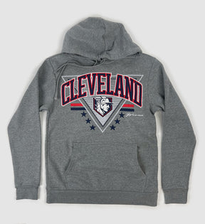 Cleveland Baseball Triangle Statue Hooded Sweatshirt