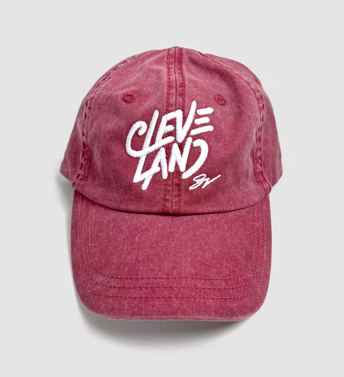 Maroon Spring Cleveland Dad Hat