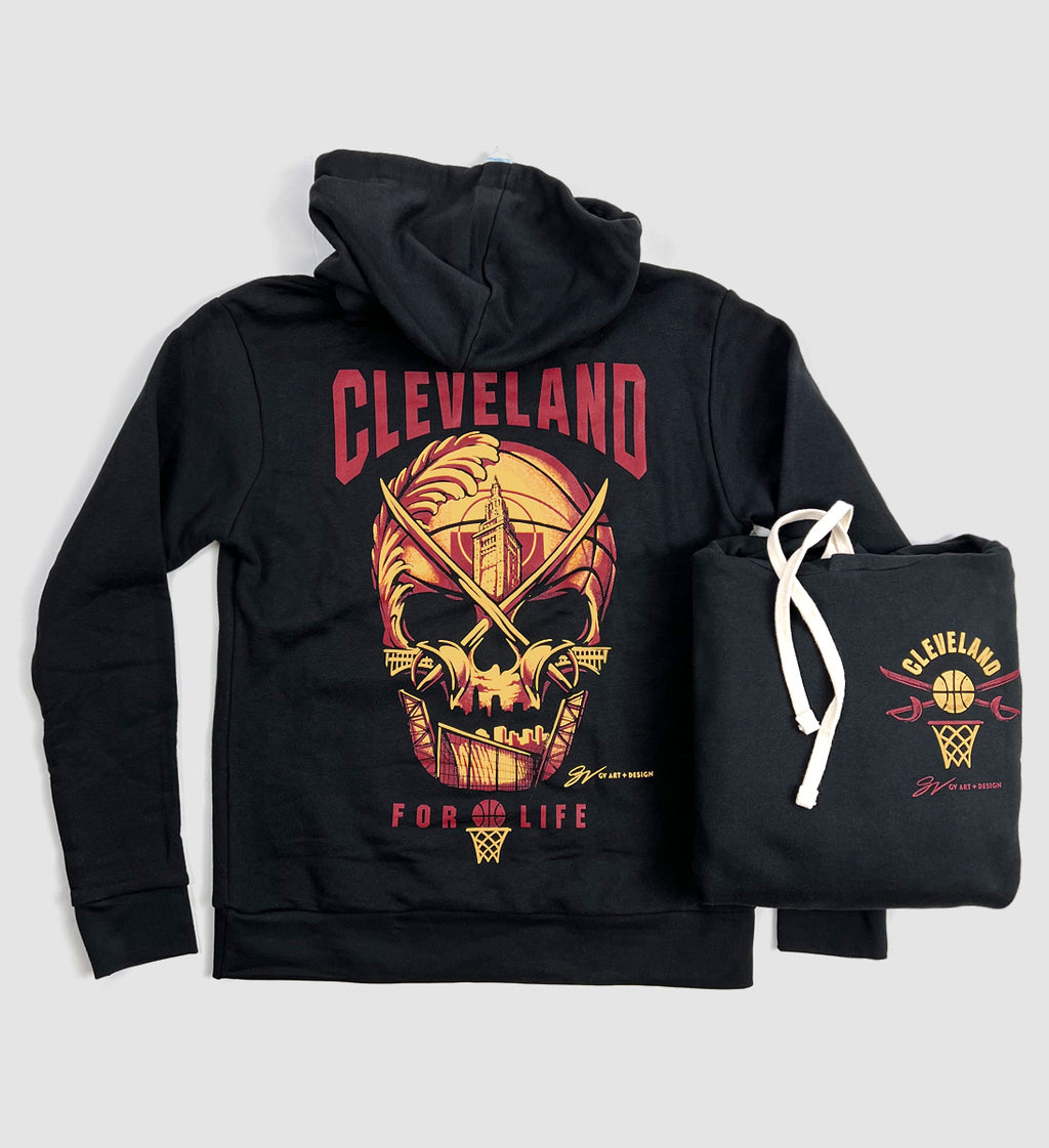 Ohio state discount skull hoodie